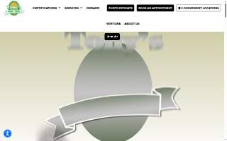 Tony's Body Shop website
