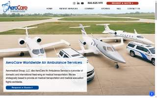 AeroCare Home Medical website