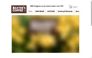 Baxter's Coffee (original location) website
