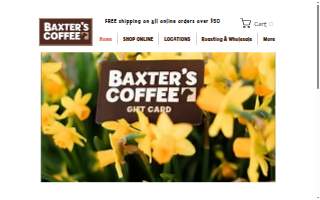 Baxter's Coffee (South) website