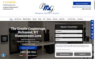 Bluegrass Marble & Granite of Somerset website