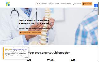 Cooper Chiropractic Center website