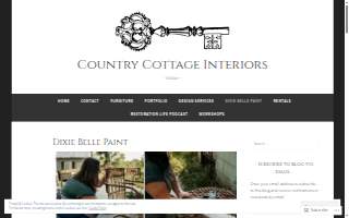 Country Cottage Interiors - Dixie Belle Paint Retailer website