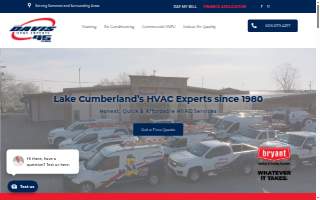 Davis HVAC Experts website