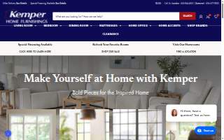 Kemper Home Furnishings website