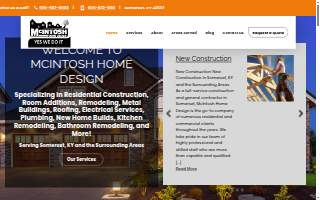 Mcintosh Home Design website