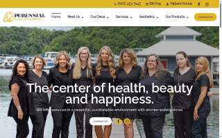 Perennial Women's Wellness website