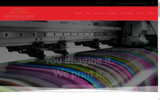 Somerset Printing & Signs website