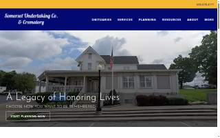 Somerset Undertaking Co. & Crematory website
