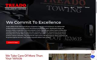Treado Collision Center website