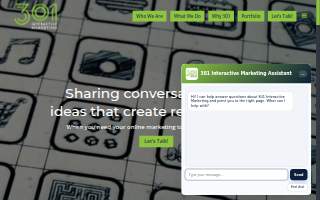 301 Interactive Marketing website
