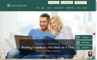 Aiken and Wilson Dentistry website