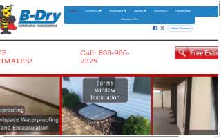 B-Dry Systems of Louisville, Inc. website