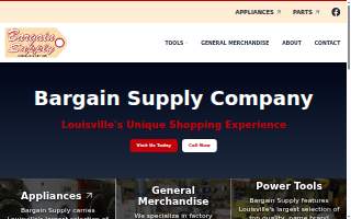 Bargain Supply Company website