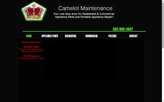 Camelot Maintenance Appliance Parts website