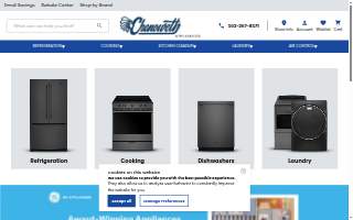 Chenoweth Appliances website