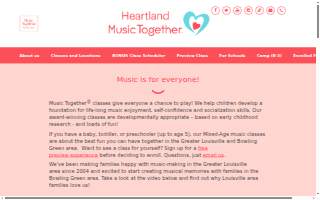 Heartland Music Together website