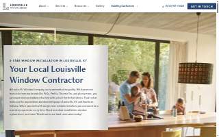 Louisville Window Company of St. Matthews website
