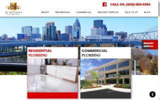 St. Matthews Plumbing website