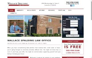 Wallace Spalding Law Office website