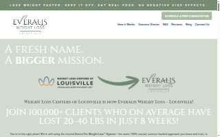 Weight Loss Centers of Louisville website