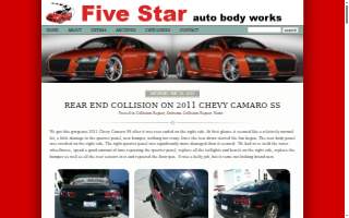 5 Star Exhaust & Auto Repair website