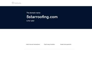 5 Star Roofing website