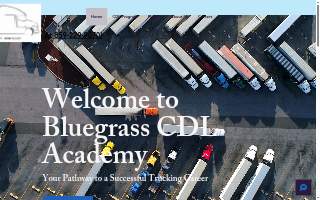 Bluegrass CDL Academy website