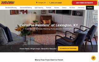 CertaPro Painters of Lexington website