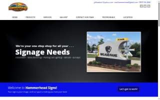 Hammerhead Signs website