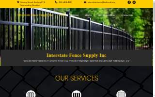 Interstate Fence Supply Inc website
