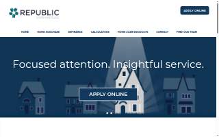 Republic State Mortgage of Winchester website