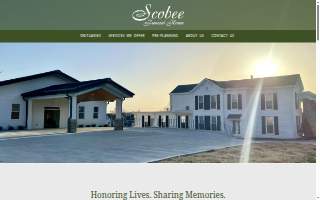 Scobee Funeral Home website