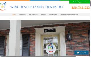 Winchester Family Dentistry website