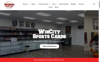 WinCity Sports Cards website