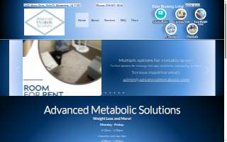 Advanced Metabolic Solutions website