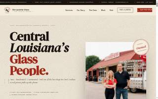 Alexandria Glass Company website