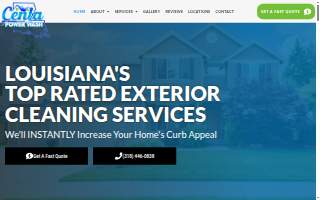CENLA Power Wash website