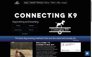 Connecting K9 website