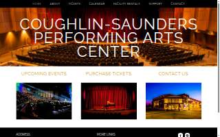 Coughlin Saunders Performing Arts Center website