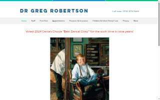 Greg Robertson DDS website
