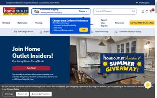 Home Outlet of Alexandria website