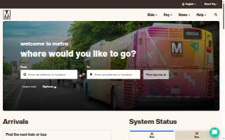 Metro Car Wash website