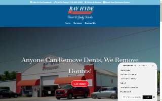 Ray Hyde Paint & Body Works website