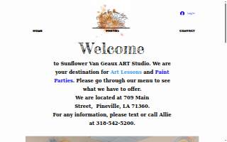 Sunflower Van Geaux ART website