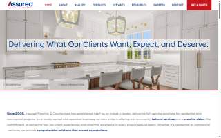 Assured Flooring & Countertops website