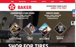 Baker Texaco website