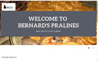 Bernards Pralines website