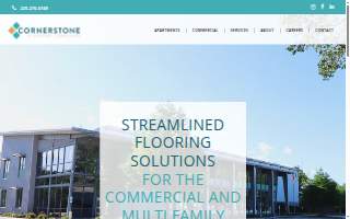 Cornerstone Flooring Companies - Commercial Flooring website