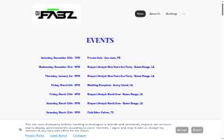 DJ FABZ of Baker website